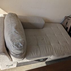 U Shaped Sectional Pull Out Sleeper With Storage Chaise