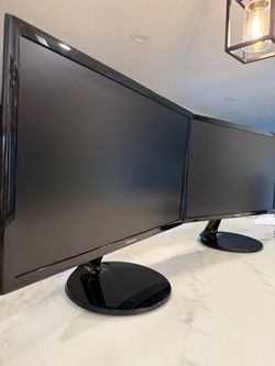 Samsung 22” Full HD 1080p Monitors X 2 – Matching Dual Screen Setup