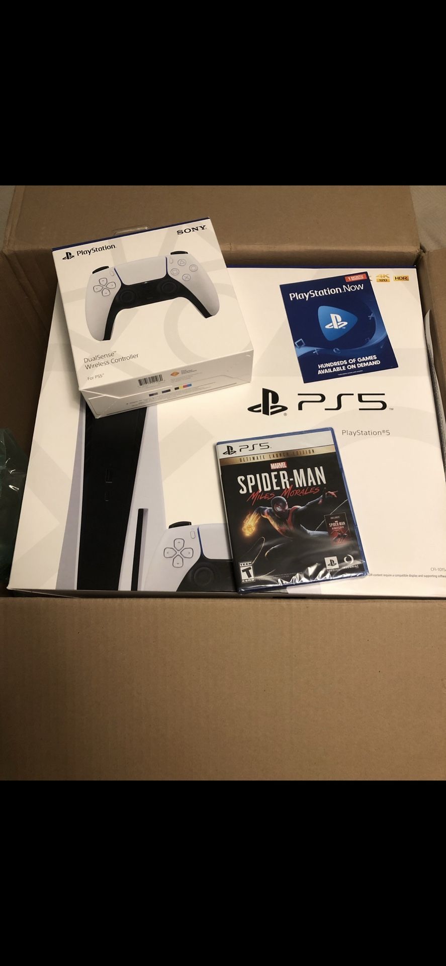 PlayStation 5 Disc Edition – Launch Day Console (Sealed) CFI-1015A + Extras