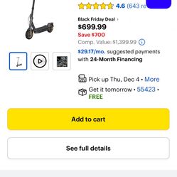 Ninebot kickscooter Max 