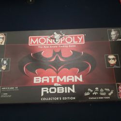 Batman & Robin Monopoly Board Game