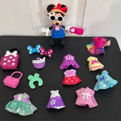 Minnie Mouse Toy Snap 'n Pose Interchangeable Wardrobe $8 for All