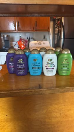 OGX shampoos and conditioners