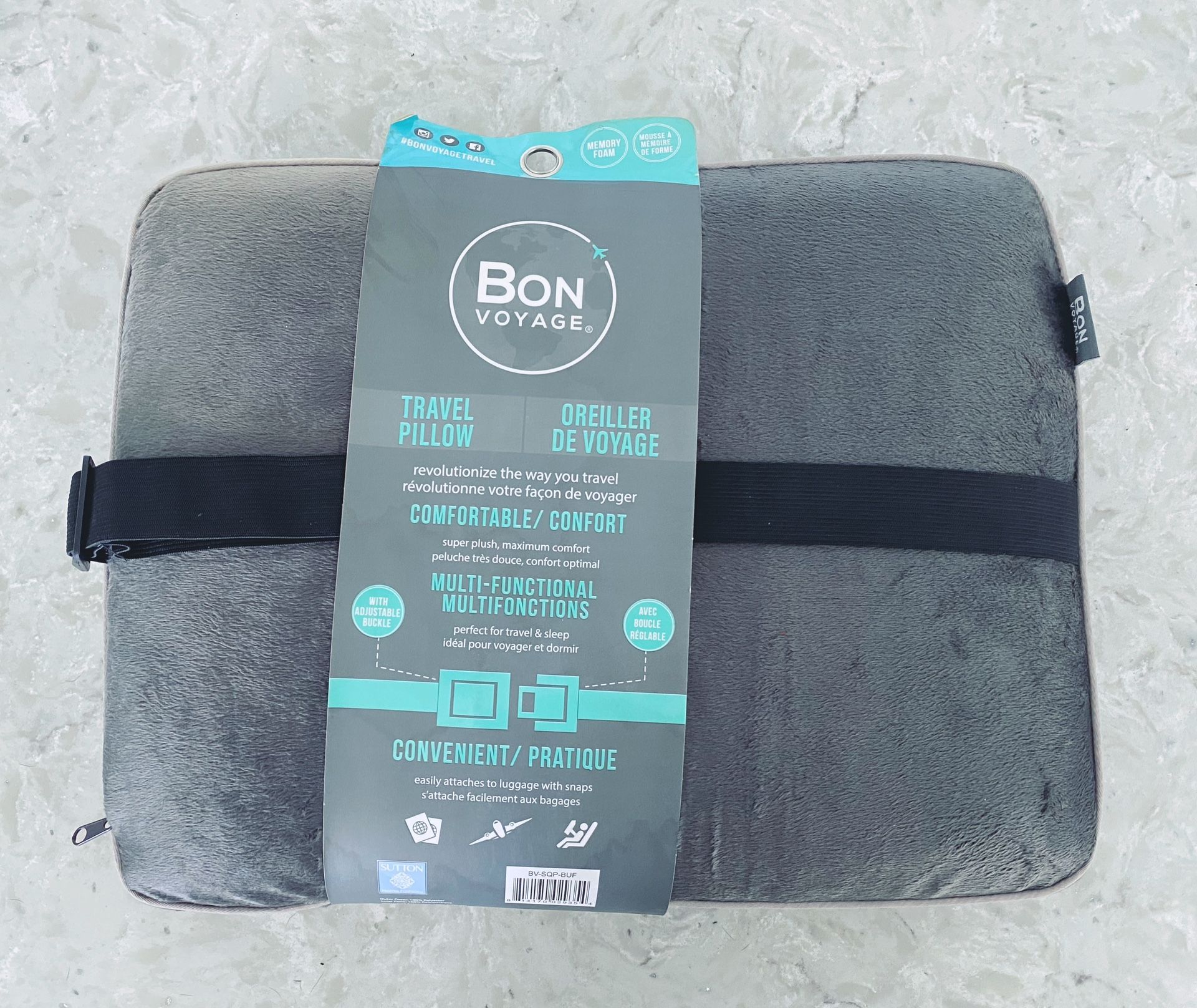 Memory Foam Travel Pillow