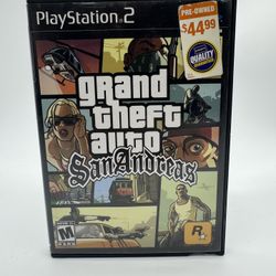Grand Theft Auto San Andreas (Sony PlayStation 2 PS2) Tested Works