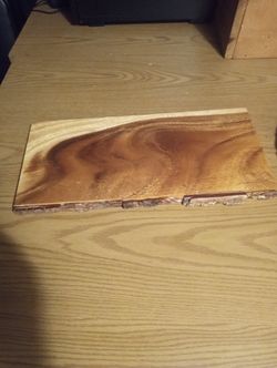 Threshold Plank Server And Round Platter 