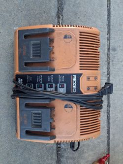 Ridgid Rapid Max Twin Battery Charger 12V 14.4V 18V