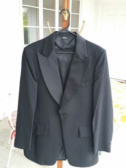 Mens Black Formal Wear Jacket. Size Large (40?)