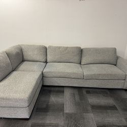 Free Delivery!Grey Fabric Sectional