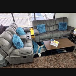 3 Piece Sofa Set (Single Recliner Included, Not Pictured)