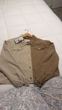 Cropped Wrangler corduroy jacket