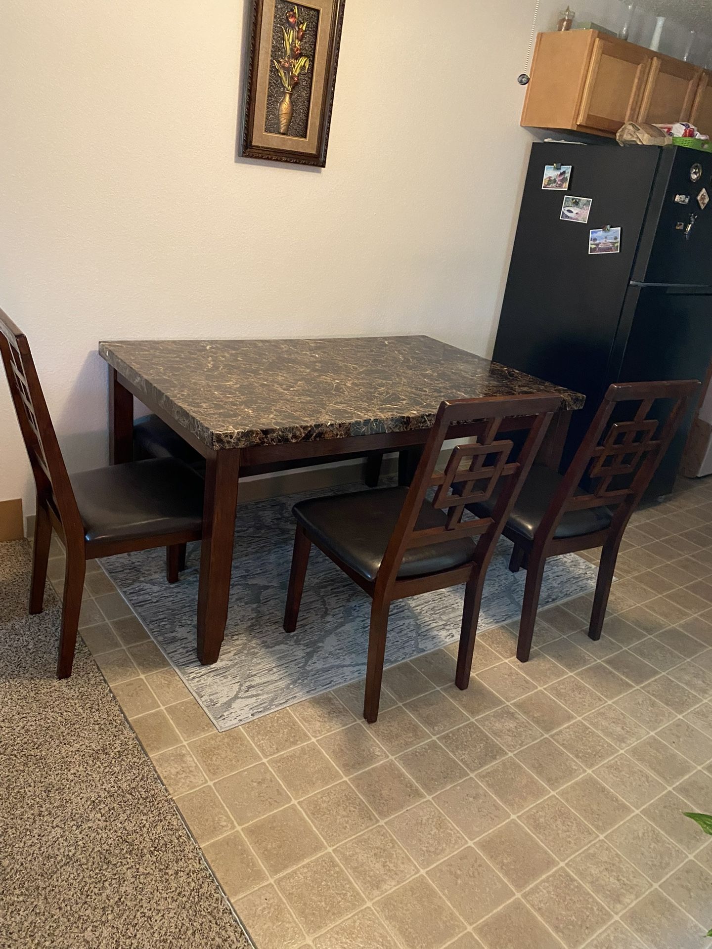 Dining Room Table And 3 Chairs