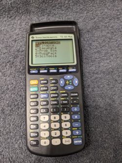 Texas calculator TI-83 plus.