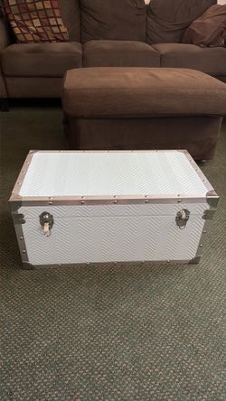 Baby blue chest or trunk