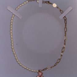 two swarovski necklaces 