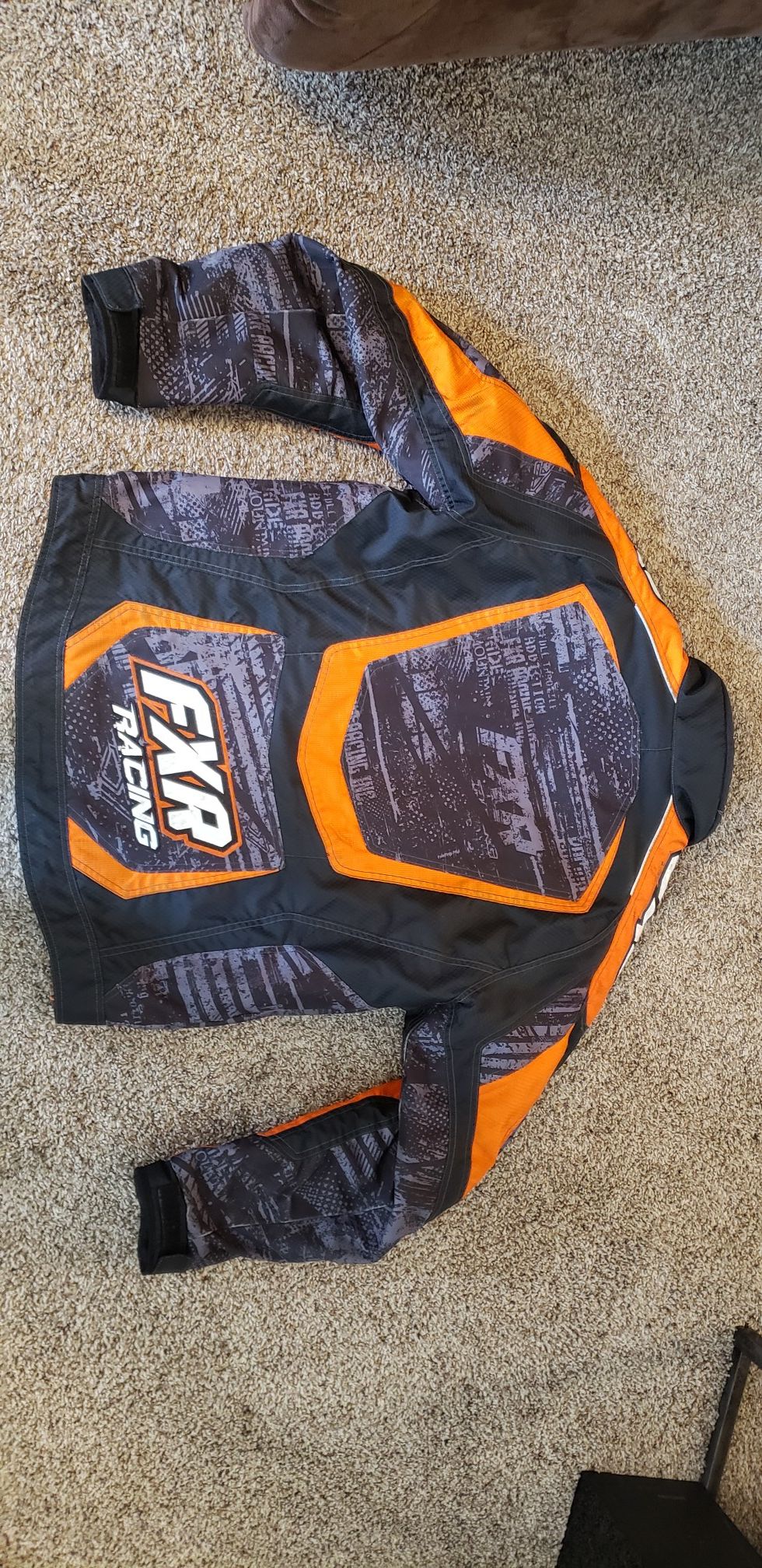 Photo FXR Racing Orange Jacket and Pants Large
