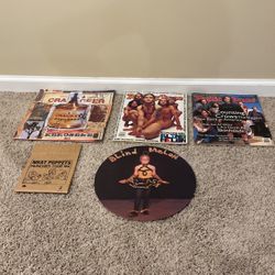 Blind Melon And Counting Crows Rolling Stone Original Magazine’s  Cracker Autograph Promotional Flat, Blind Melon Flat And Meat Puppets Promotional Ba