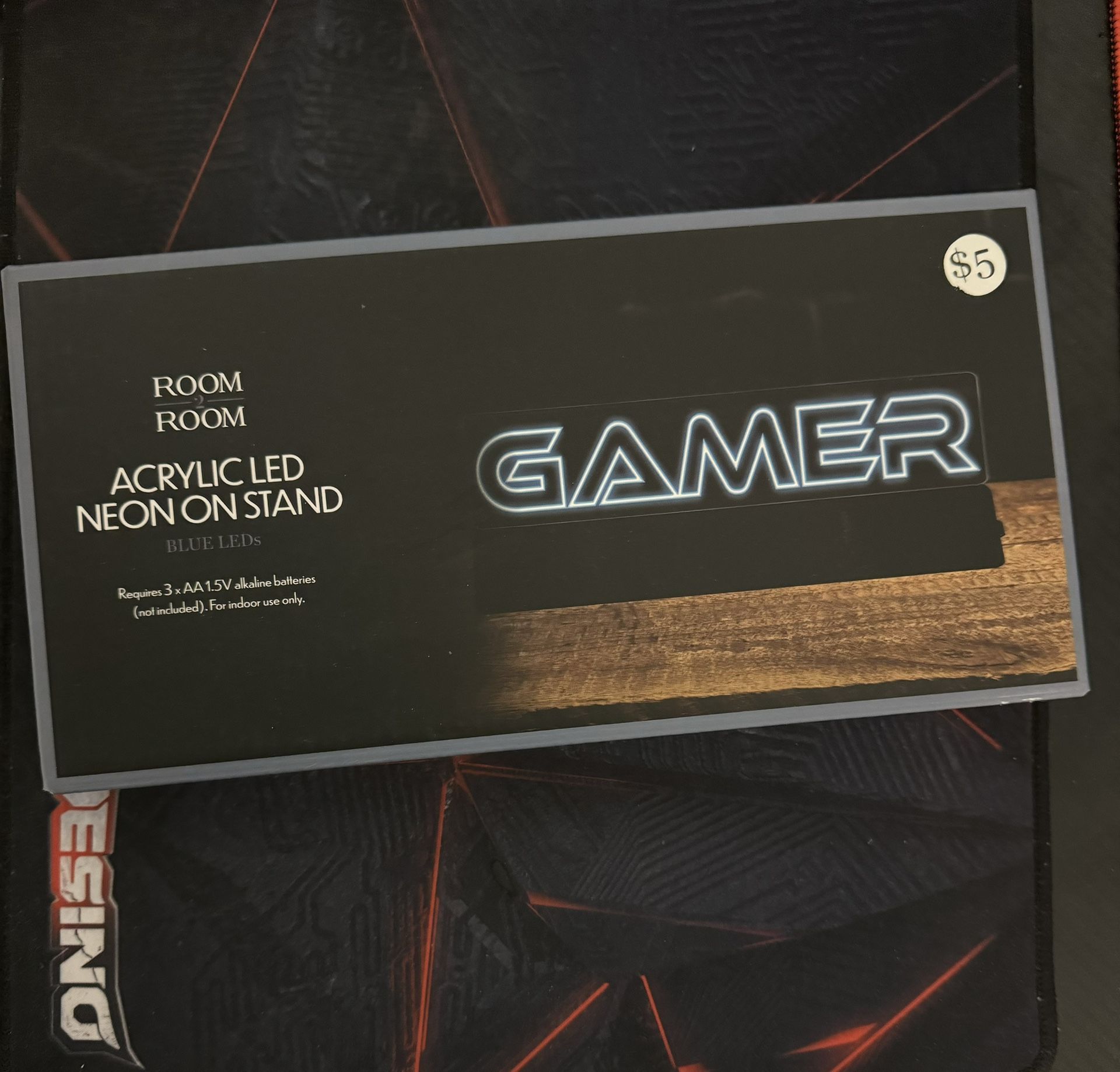 Acrylic LED Neon Gamer Stand