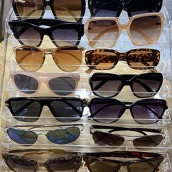 Multiple Sun Glasses, Sunglasses, Ray Bans, Carrera, Oakley, Nike, Maui Jim, Gucci And Much More 