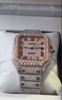 Bussdown diamond Cartier watch