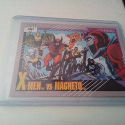 X-men  125 Card Autographed  By Stan Lee 