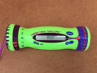 Leapfrog Turbo Twist Electronic Spelling Learnings Toy - 3 Fun Game Modes - age 6 & up - tested & works