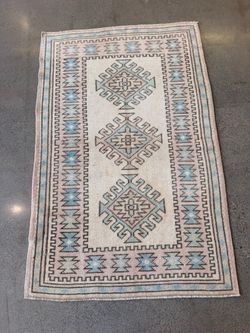 Handmade Turkish Oushak Rug – 2’9” x 4’3”