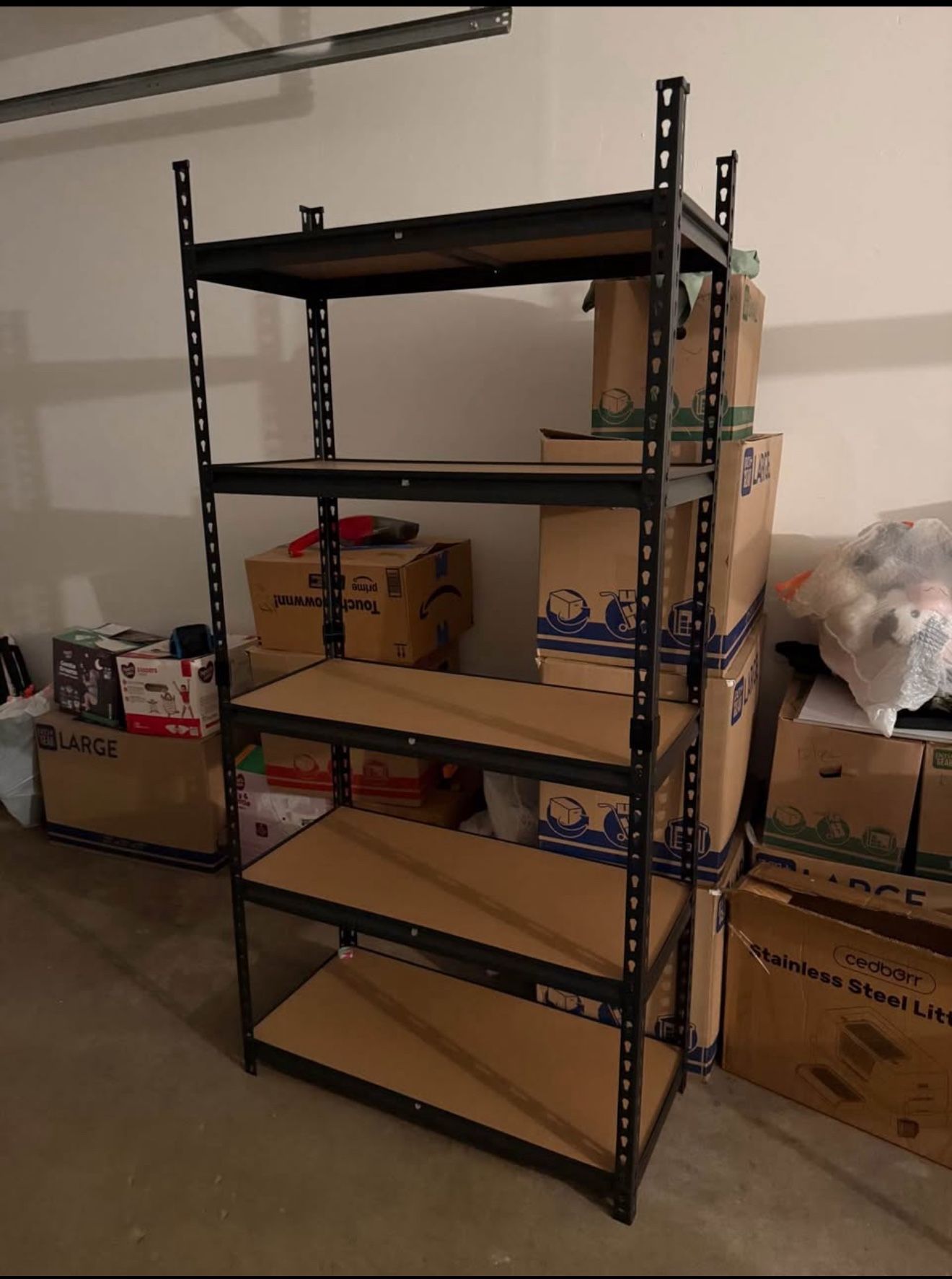 Garage Shelves (72H--W35--16D)