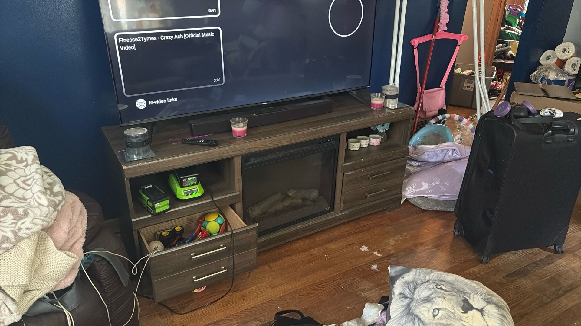 Tv Stand With Fireplace