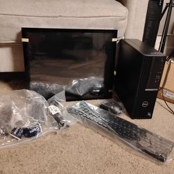 Black Dell computer system