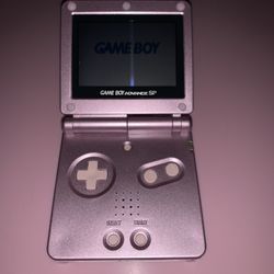 Game Boy Advance SP System Silver with Charger For Sale Nintendo