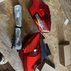 OEM Ford Focus ST 2016 Rear Lights And Fog Lights 
