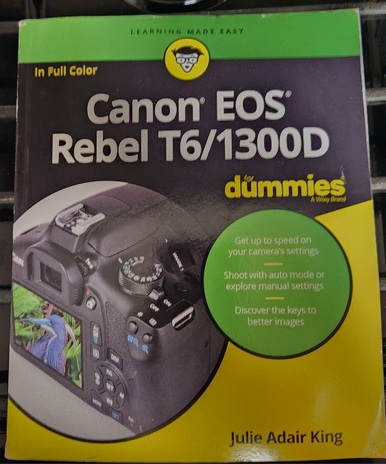 Canon EOS Rebel T6/1300D For Dummies