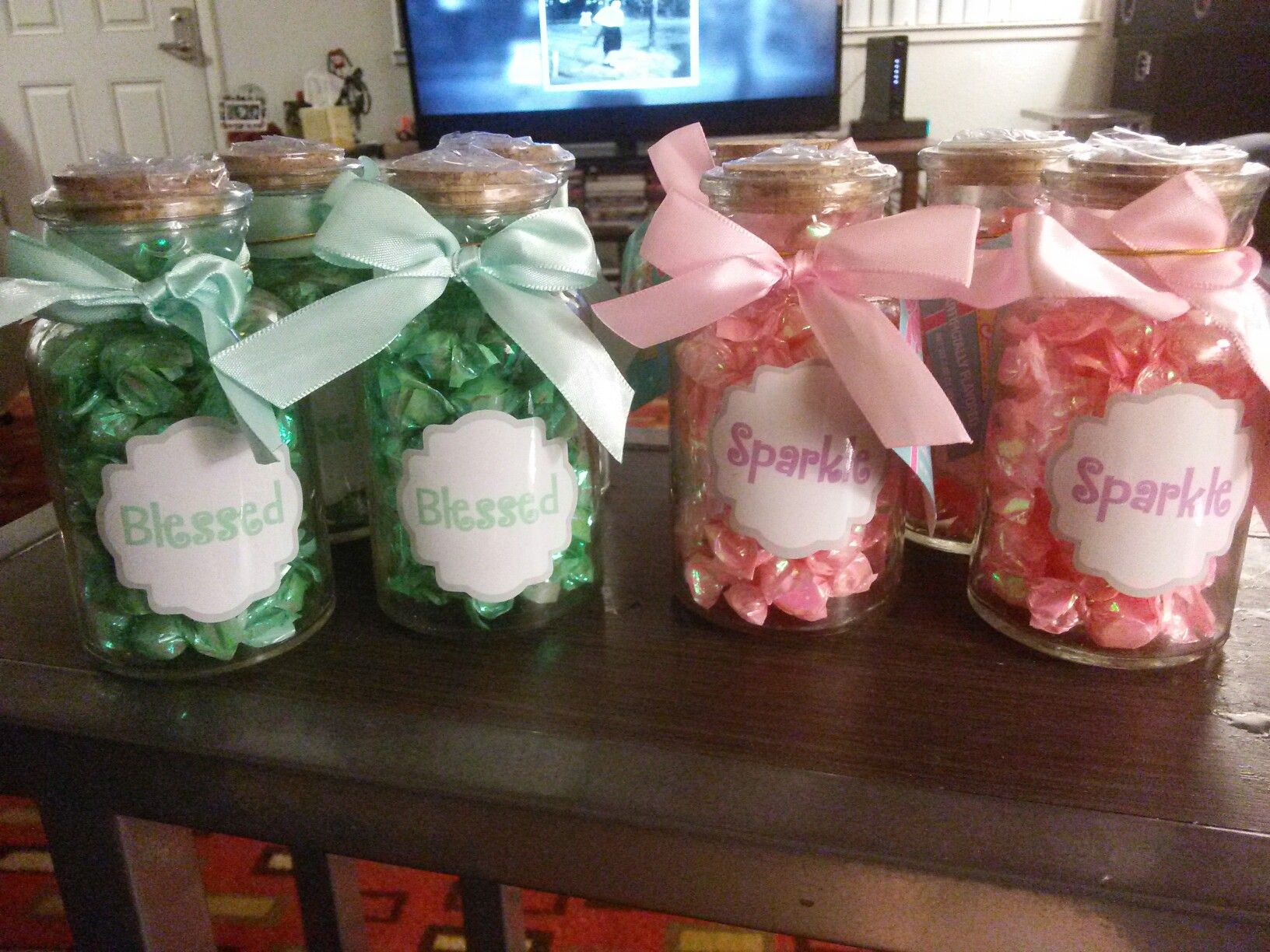 CANDY JARS (8) TOTAL