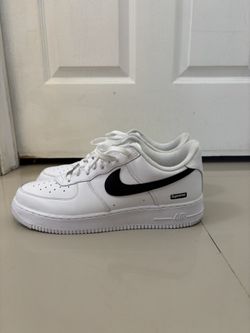 Nike Air Force 1 Low Supreme White Black + extra laces Size 13