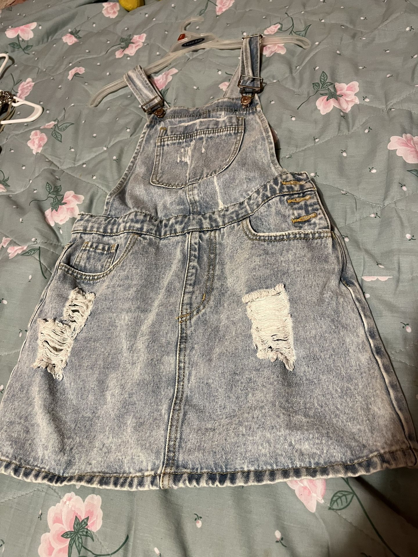 Denim Overall Dress