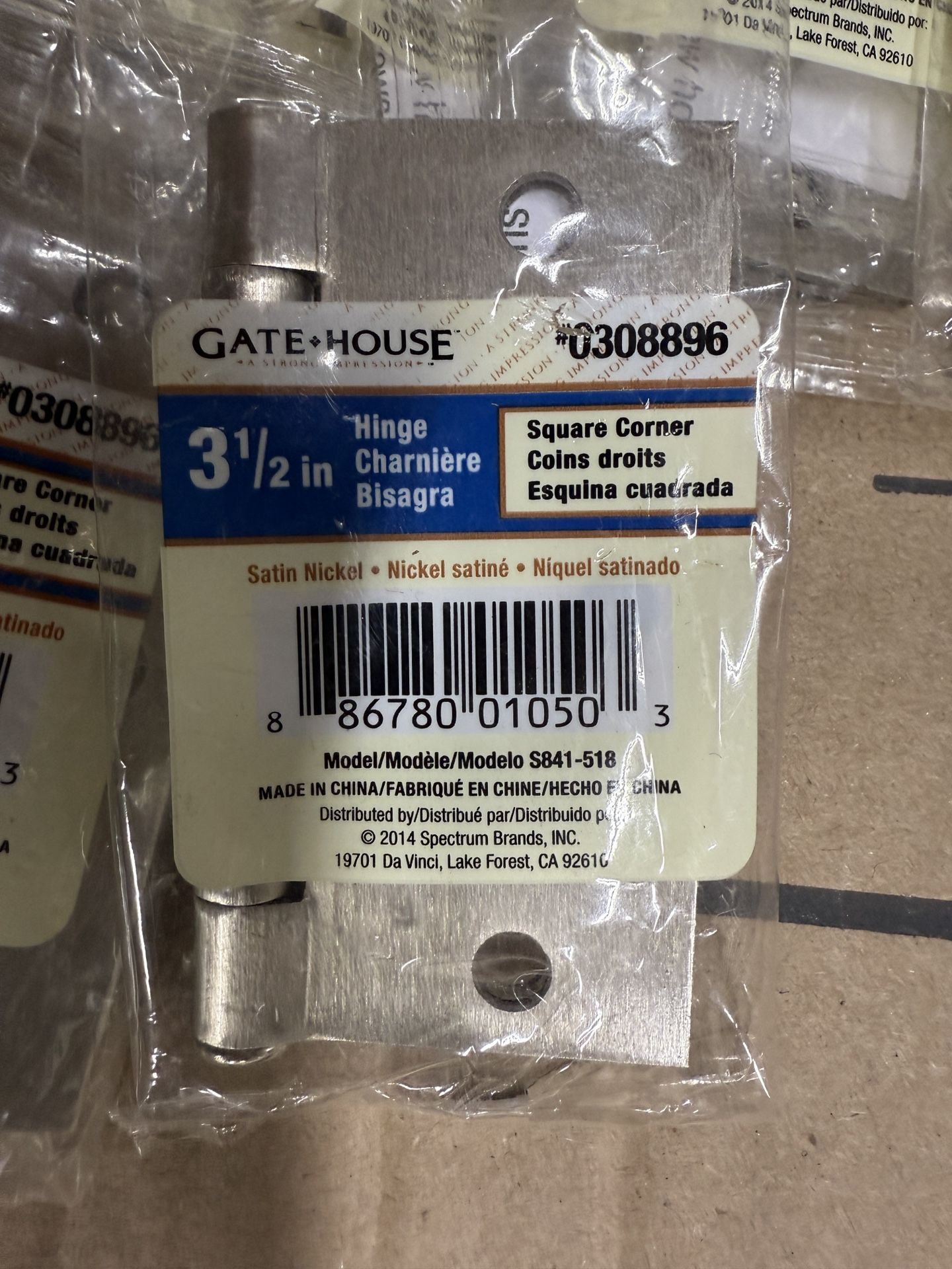 Gate House 3.5 in. Hinge - 16 Pcs