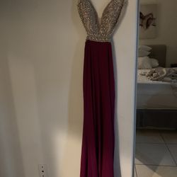 Fuchsia Prom Dress 