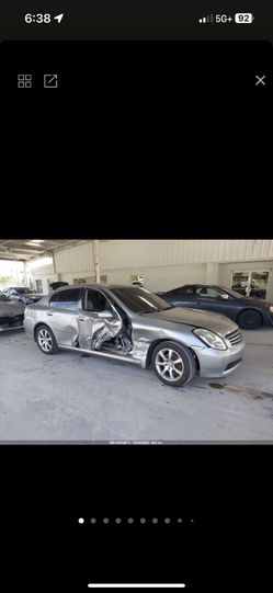 Infiniti G35x Parts Only