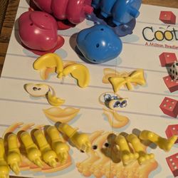 Vintage 1999 COOTIE Game Milton Bradley only 2 Whole Bugs Missing Pieces Use With 2 Players Or Use For Parts