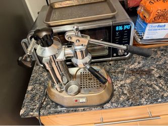 La Pavoni Europiccola Manual Lever Espresso Machine In Chrome