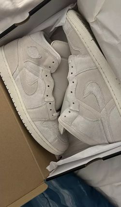 Nike Air Jordan 1 Mid SE Craft Shoes 'Pale Ivory