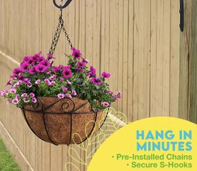 Outdoor Hanging Planter Basket