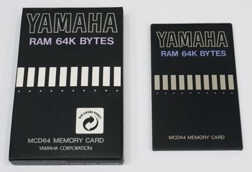 RARE Brand New Yamaha MCD64 RAM 64K Memory Card (SY and TG Series)