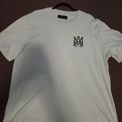 Amiri Light Blue T Shirt