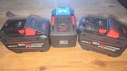M18 HD12.0.  3 Batteries