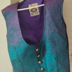 Blue Sparkle Vest