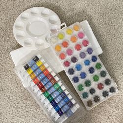 Gouache Paint set w/ palettes