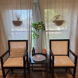High-Quality Rattan And Wooden Chairs