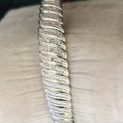 Sterling Silver Bangle Bracelet 